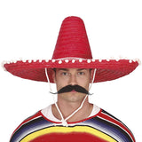 Sombrero de Mexicano rojo