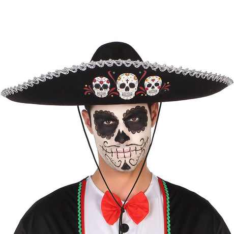 Sombrero Mexicano Día de los Muertos