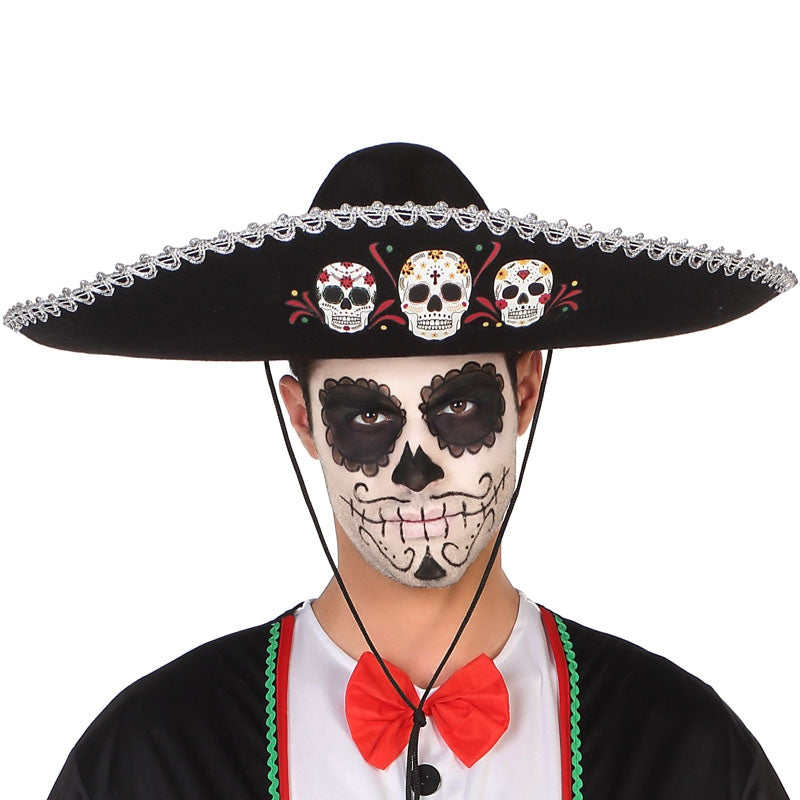 Sombrero Mexicano Día de los Muertos