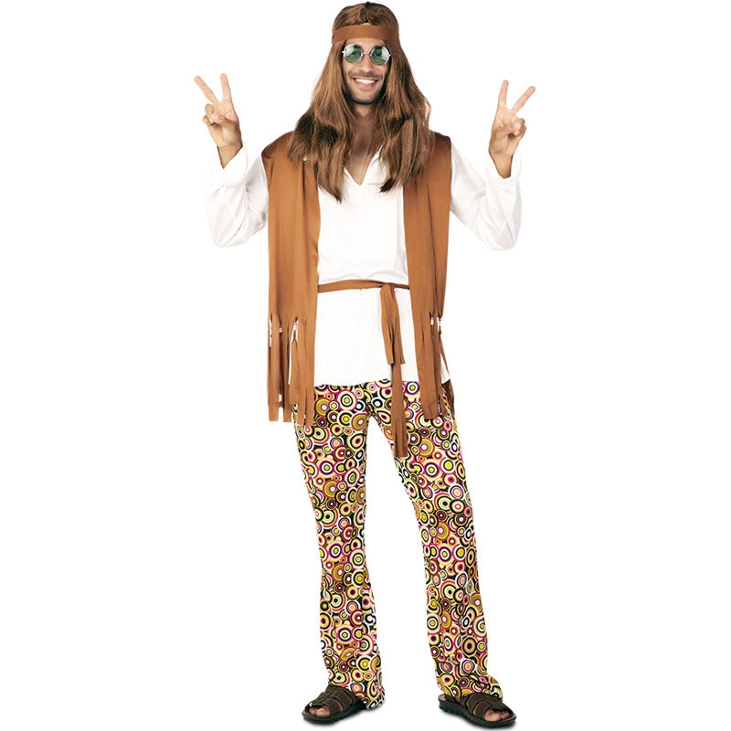 Disfraz de Hippie Barato hombre